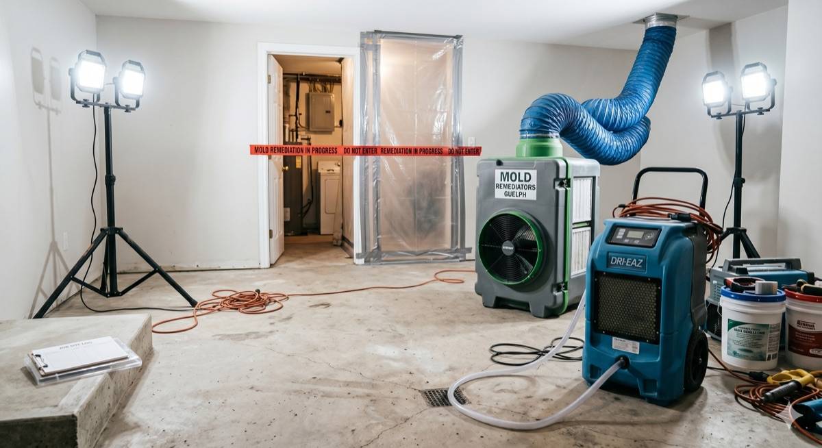 Mold removal work in Guelph — 2